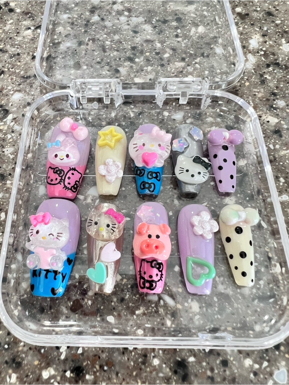Hello Kitty 3D Press-On Nail Sets - YOU PICK - Picture 6 of 9